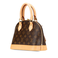 ルイ ヴィトン モノグラム アルマBB ハンドバッグ ショルダーバッグ 2WAY M53152 ブラウン PVC レザー レディース LOUIS VUITTON 【中古】
