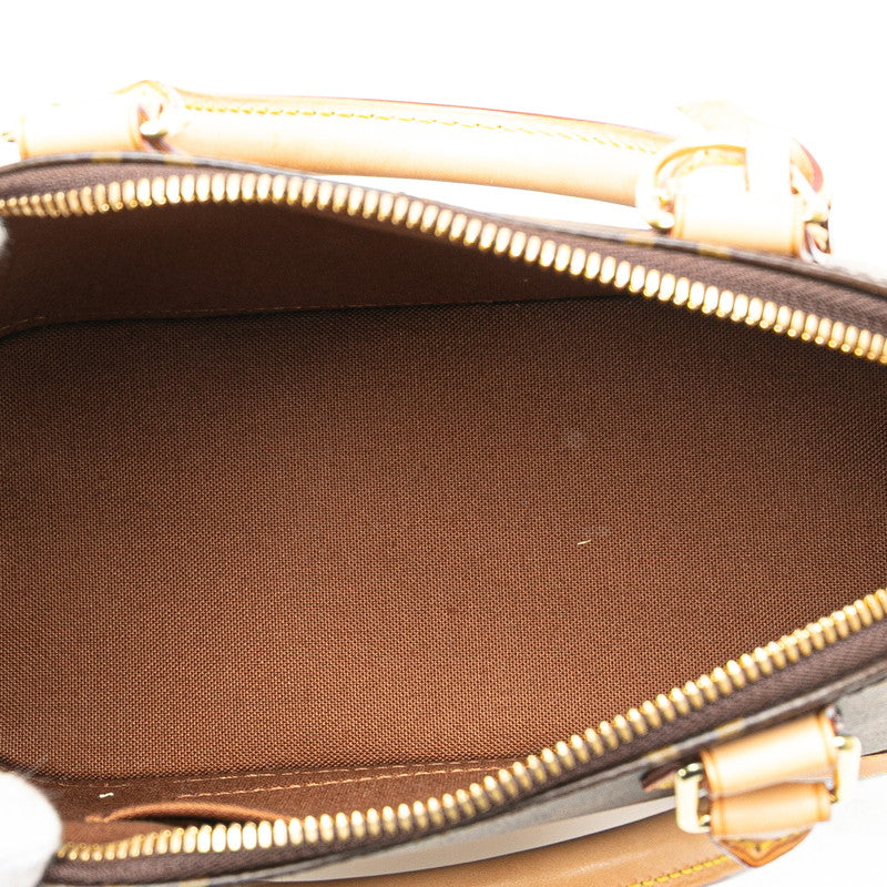 ルイ ヴィトン モノグラム アルマBB ハンドバッグ ショルダーバッグ 2WAY M53152 ブラウン PVC レザー レディース LOUIS VUITTON 【中古】