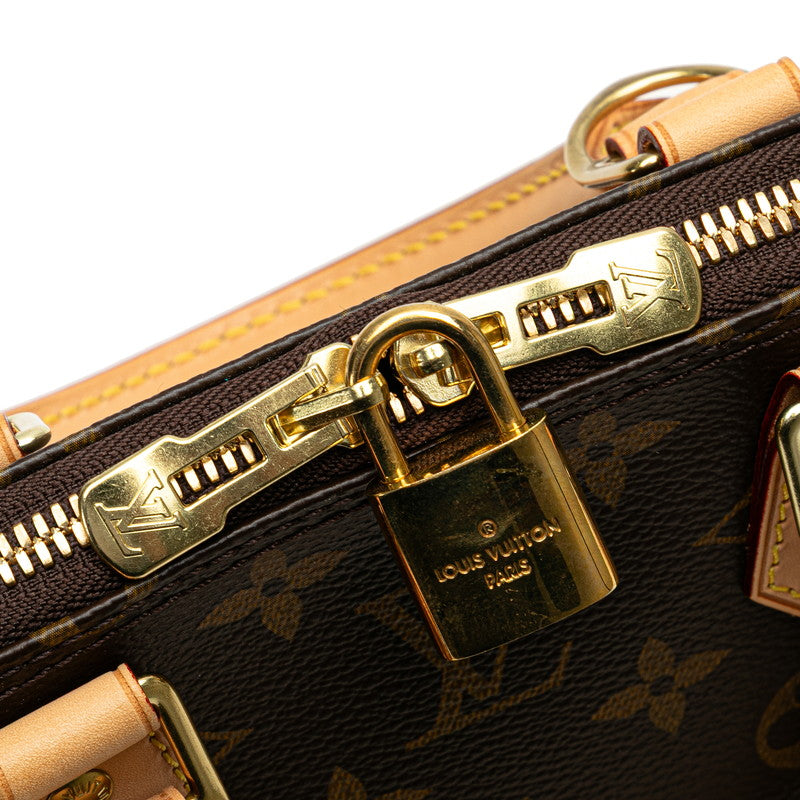 ルイ ヴィトン モノグラム アルマBB ハンドバッグ ショルダーバッグ 2WAY M53152 ブラウン PVC レザー レディース LOUIS VUITTON 【中古】