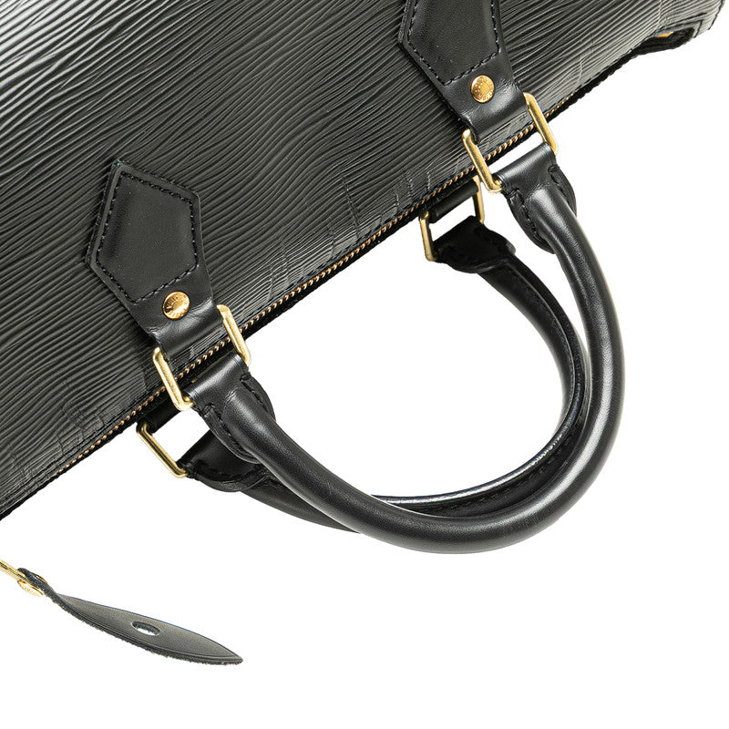 ルイ ヴィトン エピ スピーディ30 ハンドバッグ ボストンバッグ M59022 ノワール ブラック レザー レディース LOUIS VUITTON 【中古】