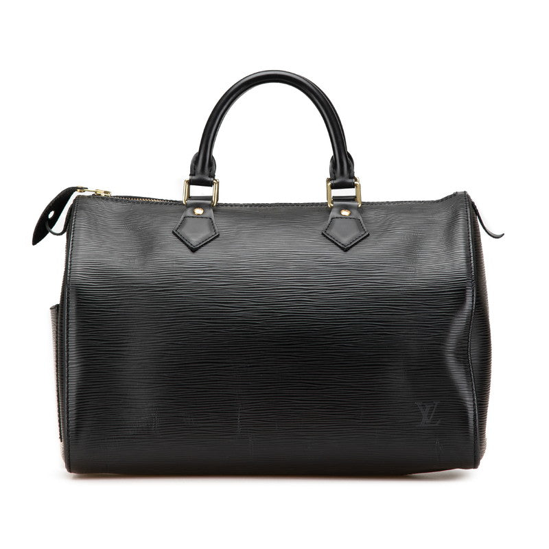 ルイ ヴィトン エピ スピーディ30 ハンドバッグ ボストンバッグ M59022 ノワール ブラック レザー レディース LOUIS VUITTON 【中古】