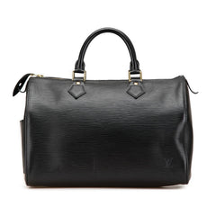 ルイ ヴィトン エピ スピーディ30 ハンドバッグ ボストンバッグ M59022 ノワール ブラック レザー レディース LOUIS VUITTON 【中古】