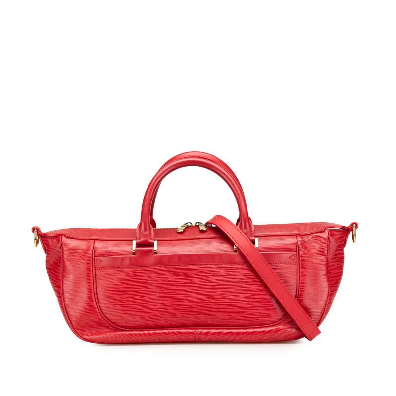 ルイ ヴィトン エピ ダヌーラMM ハンドバッグ ショルダーバッグ 2WAY ルージュ レッド レザー レディース LOUIS VUITTON 中古