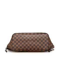 ルイ ヴィトン ダミエ ネヴァーフルMM ショルダーバッグ トートバッグ N51105 ブラウン PVC レザー レディース LOUIS VUITTON 【中古】