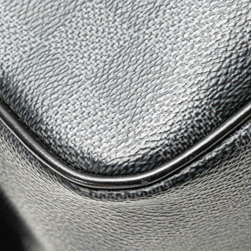 ルイ ヴィトン ダミエ グラフィット トワレポーチ ハンドバッグ N47625 ブラック PVC レザー メンズ LOUIS VUITTON 【中古】