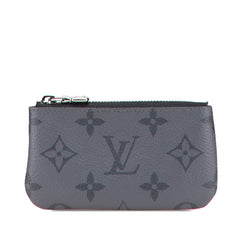 ルイ ヴィトン モノグラム エクリプス ポシェット クレ リバース コインケース M80905 グレー PVC レザー メンズ LOUIS VUITTON 【中古】