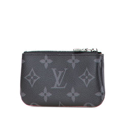 ルイ ヴィトン モノグラム エクリプス ポシェット クレ リバース コインケース M80905 グレー PVC レザー メンズ LOUIS VUITTON 【中古】