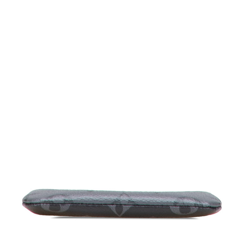 ルイ ヴィトン モノグラム エクリプス ポシェット クレ リバース コインケース M80905 グレー PVC レザー メンズ LOUIS VUITTON 【中古】