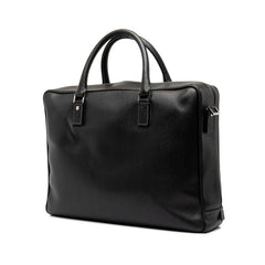 サルヴァトーレフェラガモ ビジネスバッグ ブリーフケース ショルダーバッグ 2WAY EO-24 7201 ブラック レザー メンズ Salvatore Ferragamo 中古
