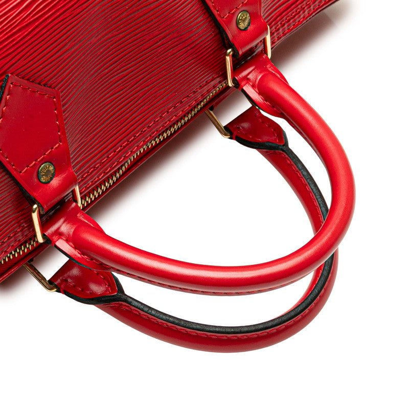 ルイ ヴィトン エピ スピーディ35 ハンドバッグ ボストンバッグ M42997 カスティリアンレッド レザー レディース LOUIS VUITTON 【中古】
