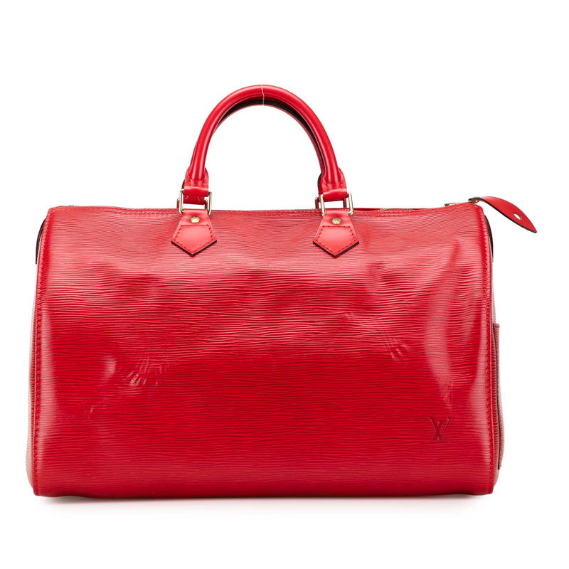ルイ ヴィトン エピ スピーディ35 ハンドバッグ ボストンバッグ M42997 カスティリアンレッド レザー レディース LOUIS VUITTON 【中古】