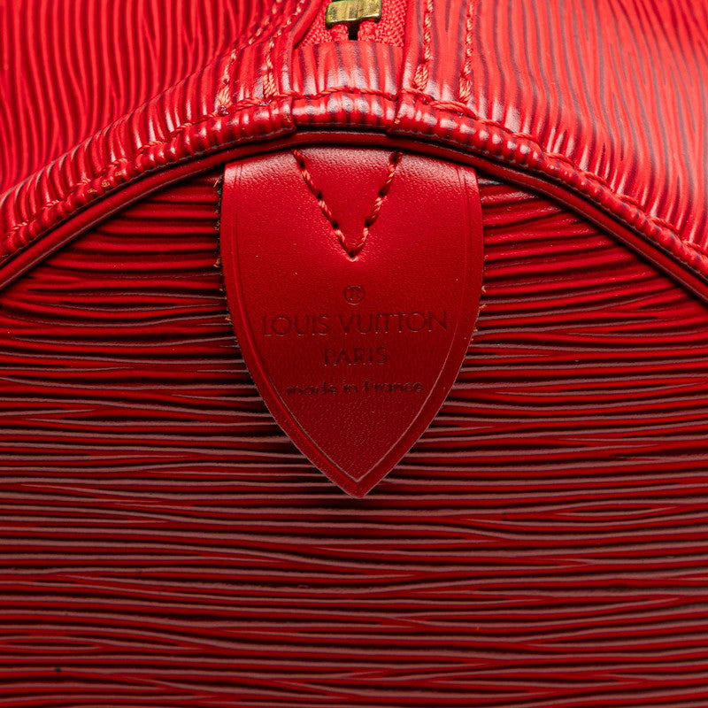 ルイ ヴィトン エピ スピーディ35 ハンドバッグ ボストンバッグ M42997 カスティリアンレッド レザー レディース LOUIS VUITTON 【中古】