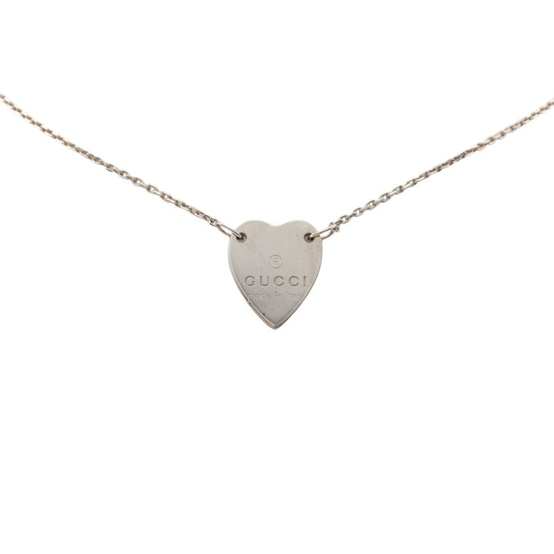 グッチ ハート ネックレス SV925 シルバー レディース GUCCI 【中古】