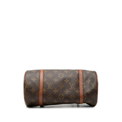 ルイ ヴィトン モノグラム パピヨン26 ハンドバッグ M51366 ブラウン PVC レザー レディース LOUIS VUITTON 【中古】