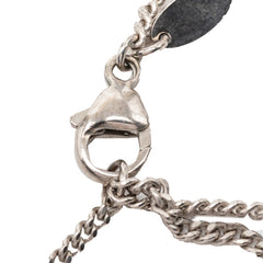 シャネル ココマーク ネックレス シルバー メタル ラインストーン レディース CHANEL 【中古】