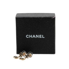 シャネル ココマーク バッグ モチーフ ピアス ゴールド ブラック メッキ レディース CHANEL 【中古】