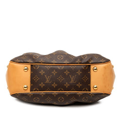 ルイ ヴィトン モノグラム ボエシPM ハンドバッグ M45715 ブラウン PVC レザー レディース LOUIS VUITTON 【中古】
