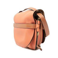 ロエベ アナグラム ゲート 斜め掛け ショルダーバッグ ピンク系 レザー レディース LOEWE 【中古】
