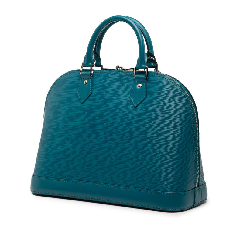 ルイ ヴィトン エピ アルマBB ハンドバッグ ショルダーバッグ 2WAY M40853 シアン ブルー レザー レディース LOUIS VUITTON 【中古】