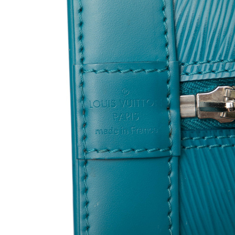 ルイ ヴィトン エピ アルマBB ハンドバッグ ショルダーバッグ 2WAY M40853 シアン ブルー レザー レディース LOUIS VUITTON 【中古】