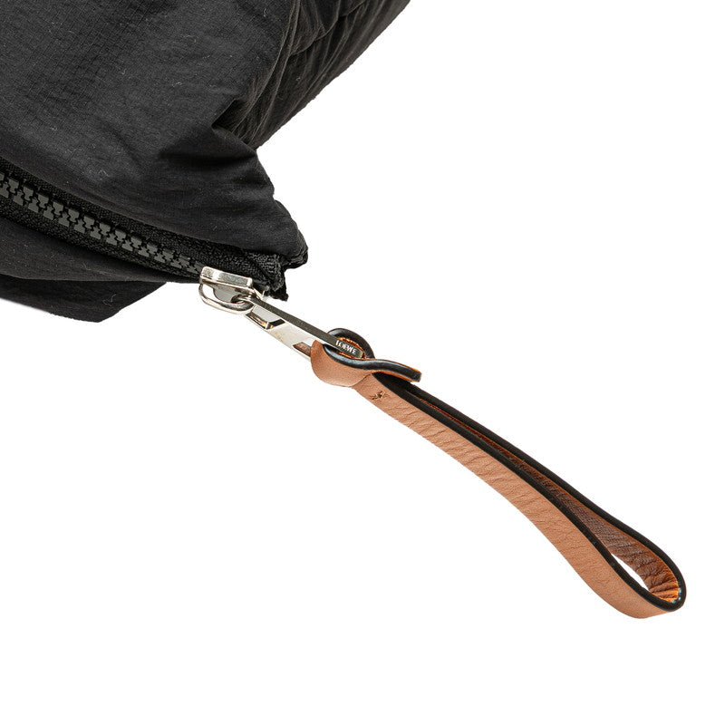 ロエベ トートバッグ ブラック ナイロン レザー レディース LOEWE 【中古】