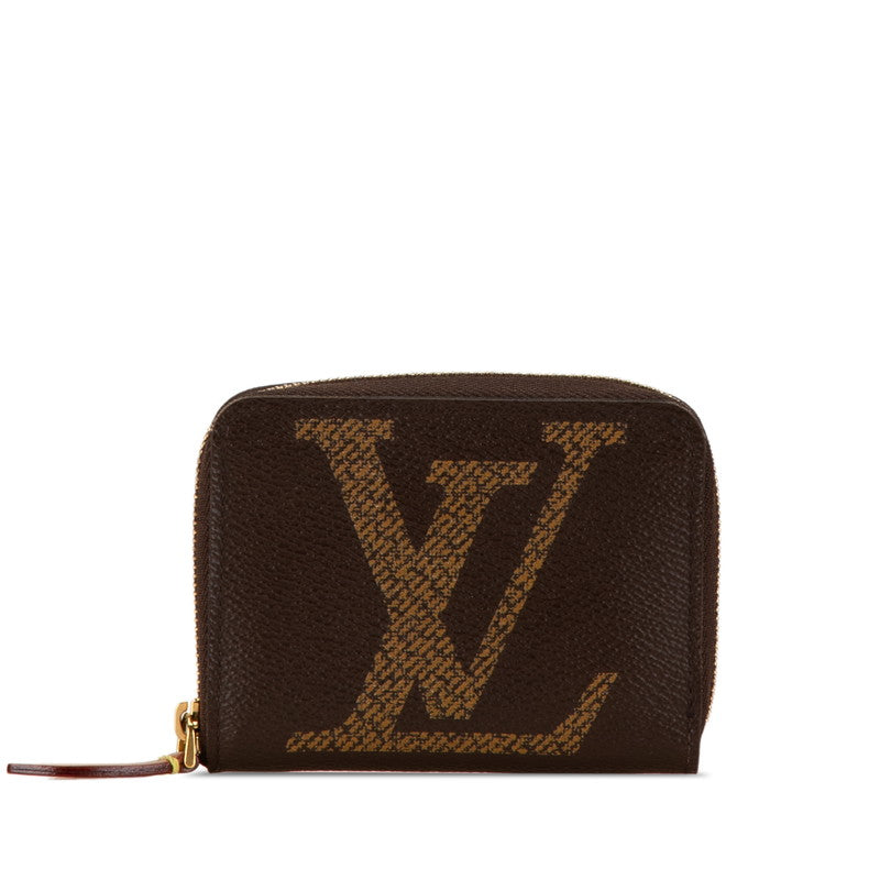ルイ ヴィトン モノグラム ジャイアント ジッピー コインパース コインケース M69354 ブラウン PVC レザー レディース LOUIS VUITTON 【中古】