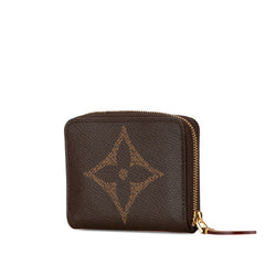 ルイ ヴィトン モノグラム ジャイアント ジッピー コインパース コインケース M69354 ブラウン PVC レザー レディース LOUIS VUITTON 【中古】