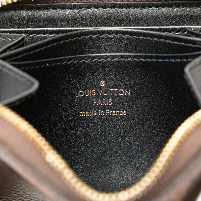 ルイ ヴィトン モノグラム ジャイアント ジッピー コインパース コインケース M69354 ブラウン PVC レザー レディース LOUIS VUITTON 【中古】
