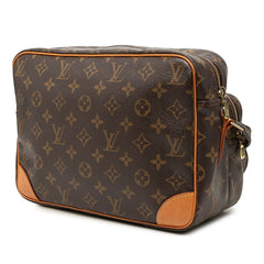 ルイ ヴィトン モノグラム ナイル 斜め掛け ショルダーバッグ M45244 ブラウン PVC レザー レディース LOUIS VUITTON 中古