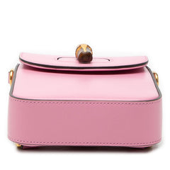 グッチ バンブー ミニ リュック バックパック ハンドバッグ ショルダーバッグ 3WAY 702106 ピンク レザー レディース GUCCI 【中古】