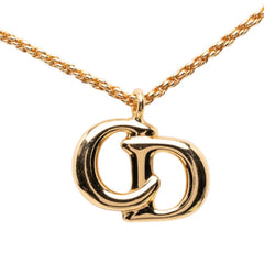 ディオール CDロゴ ネックレス ゴールド メッキ レディース Dior 【中古】