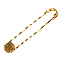 エルメス セリエ 安全ピン ゴールド メッキ レディース HERMES 中古