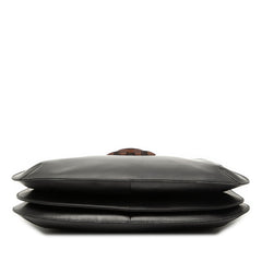 サルヴァトーレフェラガモ ガンチーニ ワンショルダーバッグ ブラック レザー レディース Salvatore Ferragamo 【中古】