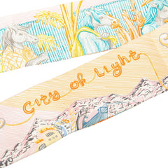 エルメス ツイリー City of Light シティー オブ ライト スカーフ マルチカラー シルク レディース HERMES 中古