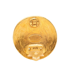 シャネル ヴィンテージ ココマーク ラウンド イヤリング ゴールド メッキ レディース CHANEL 【中古】