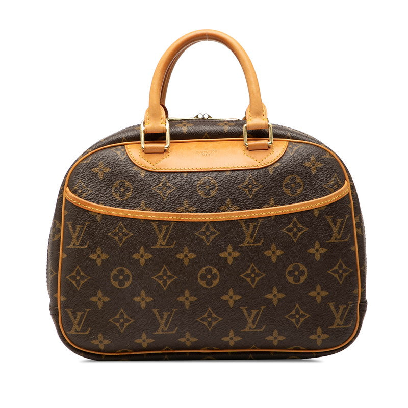 ルイ ヴィトン モノグラム トゥルーヴィル ハンドバッグ M42228 ブラウン PVC レザー レディース LOUIS VUITTON 【中古】