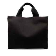 フェンディ ×ヴェルサーチ FENDACE フェンダーチェ ラ メデューサ トートバッグ ショルダーバッグ 2WAY 8BH395 ブラック キャンバス レディース FENDI 中古