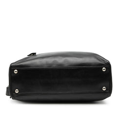 プラダ トートバッグ ビジネス ブラック ラムスキン メンズ PRADA 【中古】