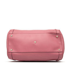 グッチ ソーホー インターロッキングG ミニボストンバッグ ハンドバッグ 282302 ピンク レザー レディース GUCCI 【中古】