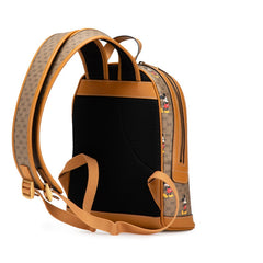 グッチ × ディズニー Disney GGスプリーム ミッキー リュック バックパック 552884 ブラウン PVC レザー レディース GUCCI 【中古】