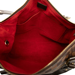 ルイ ヴィトン ダミエ イーヴォラMM ハンドバッグ ショルダーバッグ 2WAY N41131 ブラウン PVC レザー レディース LOUIS VUITTON 【中古】