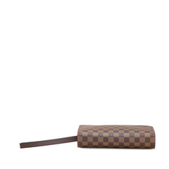 ルイ ヴィトン ダミエ サンルイ セカンドバッグ クラッチバッグ N51993 ブラウン PVC レザー メンズ LOUIS VUITTON 【中古】