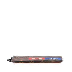ルイ ヴィトン モノグラム ジップド ポーチ クラッチバッグ M67814 ブラウン PVC レザー レディース LOUIS VUITTON 【中古】