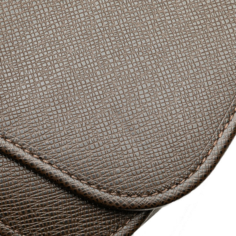 ルイ ヴィトン タイガ アンドレイ 斜め掛け ショルダーバッグ M32488 グリズリ ブラウン レザー レディース LOUIS VUITTON 【中古】