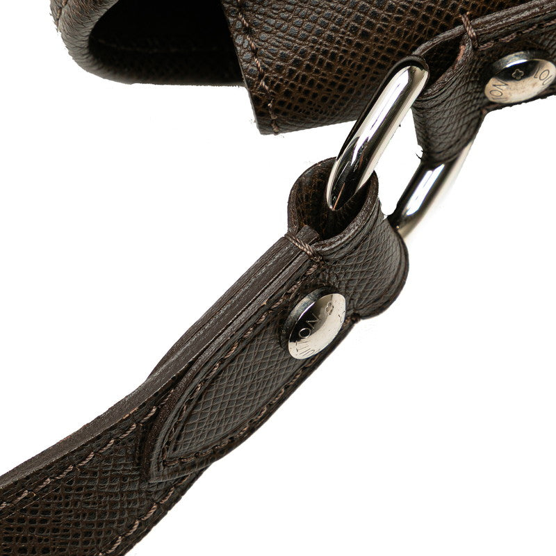 ルイ ヴィトン タイガ アンドレイ 斜め掛け ショルダーバッグ M32488 グリズリ ブラウン レザー レディース LOUIS VUITTON 【中古】