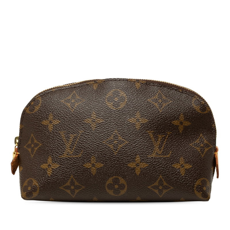 ルイ ヴィトン モノグラム ポシェット コスメティックPM ポーチ 小物入れ M47515 ブラウン PVC レザー レディース LOUIS VUITTON 中古