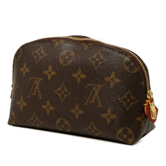 ルイ ヴィトン モノグラム ポシェット コスメティックPM ポーチ 小物入れ M47515 ブラウン PVC レザー レディース LOUIS VUITTON 中古