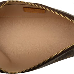 ルイ ヴィトン モノグラム ポシェット コスメティックPM ポーチ 小物入れ M47515 ブラウン PVC レザー レディース LOUIS VUITTON 中古