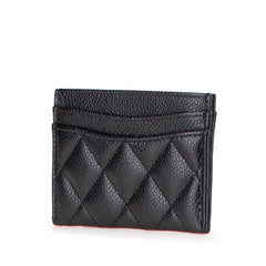 シャネル マトラッセ ココマーク ゴールド金具 クラシック カードケース AP4472 ブラック キャビアスキン レディース CHANEL 【中古】