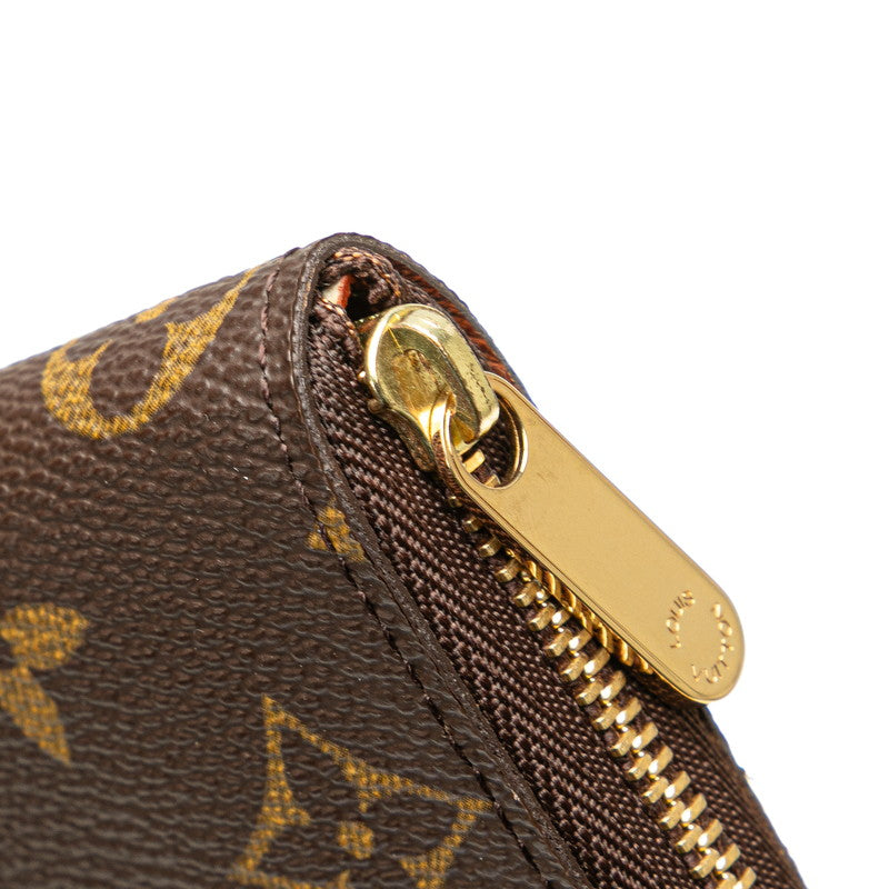 ルイ ヴィトン モノグラム ジッピー コインパース コインケース 小銭入れ M60067 ブラウン PVC レザー レディース LOUIS VUITTON 【中古】